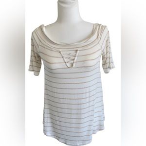 NWOT Bluheaven Flowy Striped T-shirt